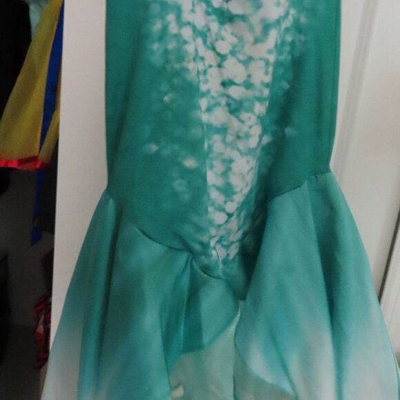 Disney Princess Little Mermaid Costume Dress in Purple and Green SZ 2T Dress UP - Picture 6 of 7